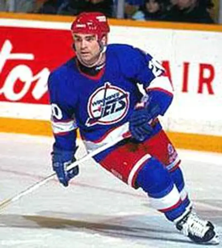 TIE DOMI Winnipeg Jets 1993 CCM Vintage Throwback Away NHL Hockey Jersey 