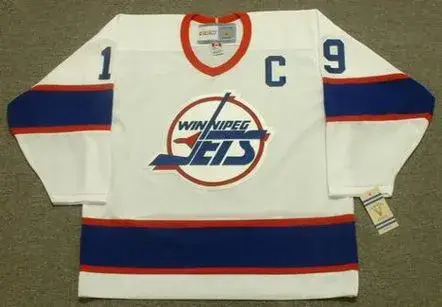 TROY MURRAY Winnipeg Jets 1991 CCM Vintage Throwback Home NHL Hockey Jersey