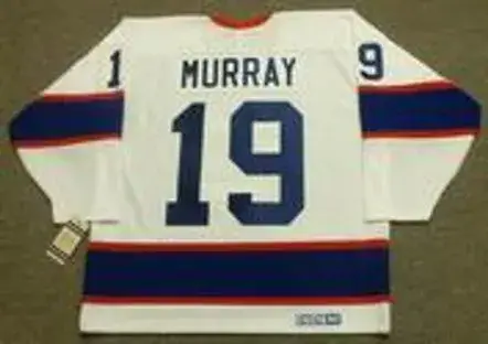 TROY MURRAY Winnipeg Jets 1991 CCM Vintage Throwback Home NHL Hockey Jersey 