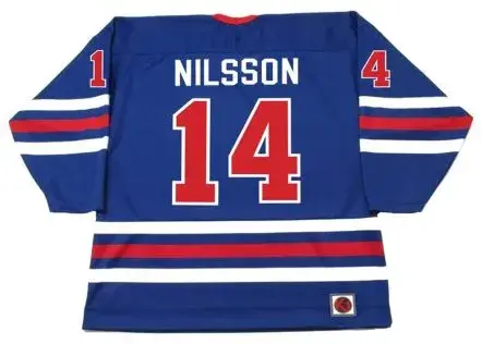 ULF NILSSON Winnipeg Jets 1974 WHA Throwback Hockey Jersey 