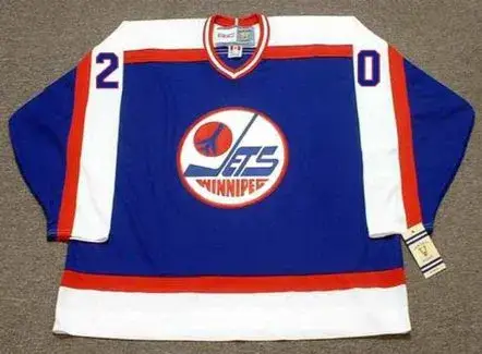WILLY LINDSTROM Winnipeg Jets 1982 Away CCM Throwback NHL Hockey Jersey