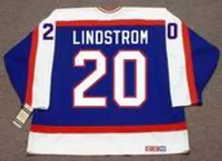 WILLY LINDSTROM Winnipeg Jets 1982 Away CCM Throwback NHL Hockey Jersey 