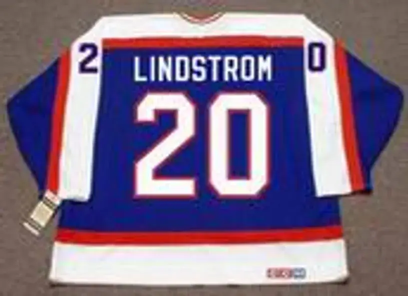 WILLY LINDSTROM Winnipeg Jets 1982 Away CCM Throwback NHL Hockey Jersey 