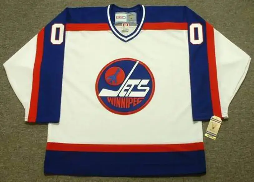 WINNIPEG JETS 1980’s CCM Vintage Home Jersey Customized “Any Name & Number(s)”