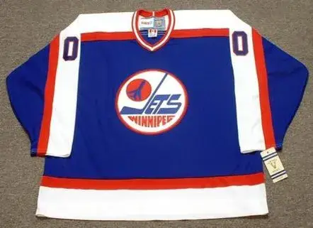WINNIPEG JETS 1980’s CCM Vintage Jersey Customized “Any Name & Number(s)”