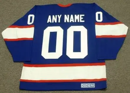 WINNIPEG JETS 1990’s CCM Vintage Away Jersey Customized “Any Name & Number(s)” 