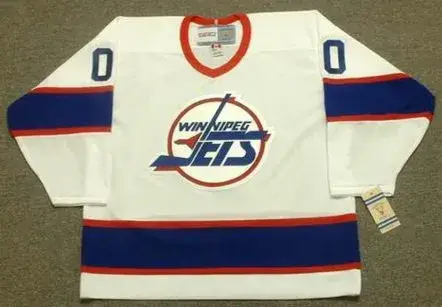 WINNIPEG JETS 1990’s CCM Vintage Home Jersey Customized “Any Name & Number(s)”