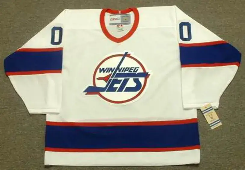 WINNIPEG JETS 1990’s CCM Vintage Home Jersey Customized “Any Name & Number(s)”
