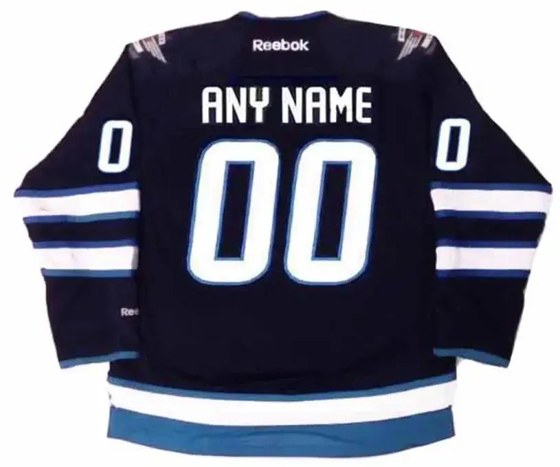 WINNIPEG JETS 2012 REEBOK Home Jersey Customized “Any Name & Number(s)” 