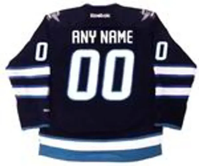 WINNIPEG JETS 2012 REEBOK Home Jersey Customized “Any Name & Number(s)” 
