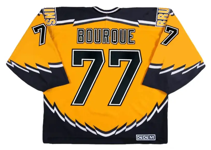 RAYMOND BOURQUE Boston Bruins 1996 CCM Throwback NHL Hockey Jersey 