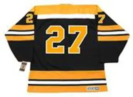 REGGIE LEACH Boston Bruins 1971 CCM Vintage Throwback Away NHL Hockey Jersey 