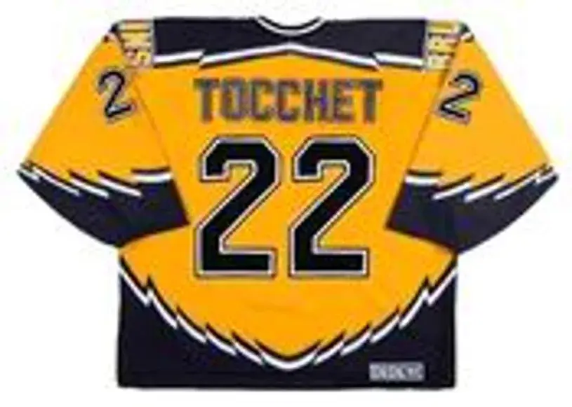 RICK TOCCHET Boston Bruins 1996 CCM Throwback Alternate NHL Hockey Jersey 