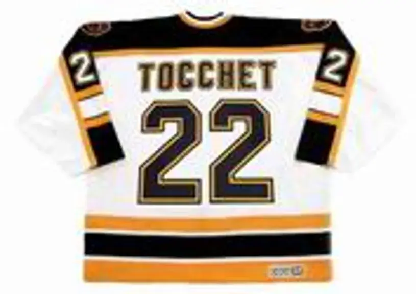 RICK TOCCHET Boston Bruins 1996 CCM Vintage Home NHL Hockey Jersey 