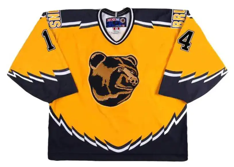 SERGEI SAMSONOV Boston Bruins 2001 CCM Throwback Alternate NHL Hockey Jersey