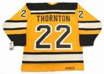 SHAWN THORNTON Boston Bruins 2010 CCM Vintage “Winter Classic” NHL Hockey Jersey 