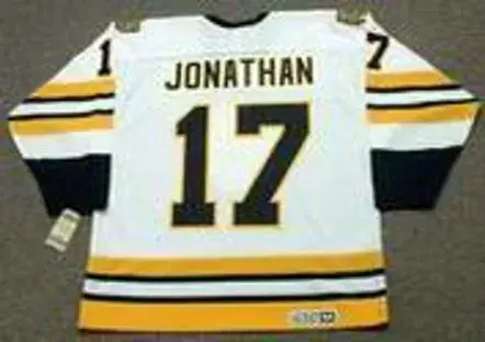 STAN JONATHAN Boston Bruins 1978 CCM Vintage Home NHL Hockey Jersey 
