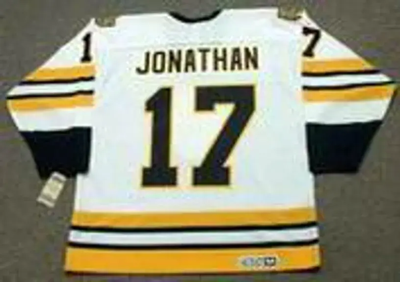 STAN JONATHAN Boston Bruins 1978 CCM Vintage Home NHL Hockey Jersey 