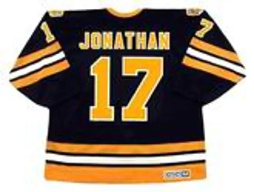 STAN JONATHAN Boston Bruins 1978 CCM Vintage Throwback Away NHL Hockey Jersey 