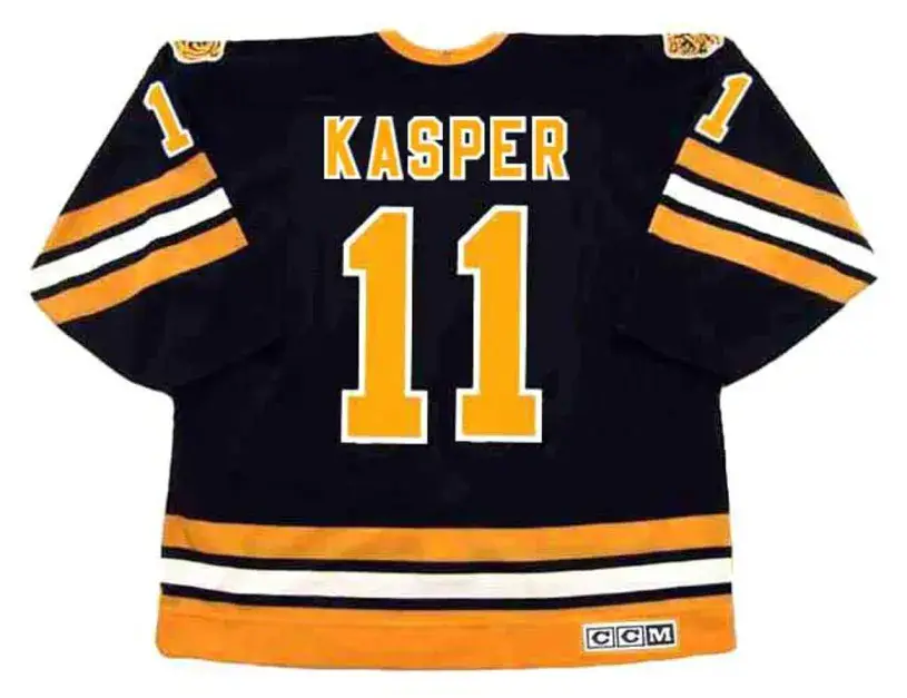 STEVE KASPER Boston Bruins 1988 CCM Vintage Throwback NHL Hockey Jersey 