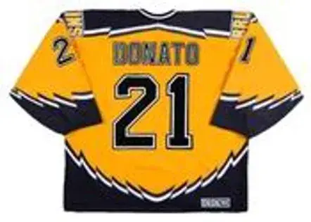 TED DONATO Boston Bruins 1996 CCM Throwback Alternate NHL Hockey Jersey 
