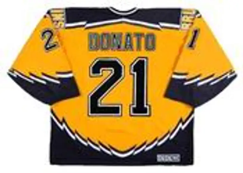 TED DONATO Boston Bruins 1996 CCM Throwback Alternate NHL Hockey Jersey 