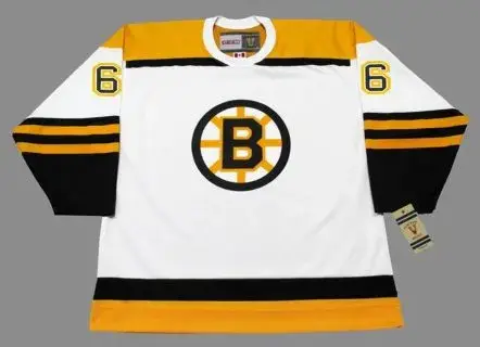 TED GREEN Boston Bruins 1966 CCM Vintage Throwback Away NHL Hockey Jersey