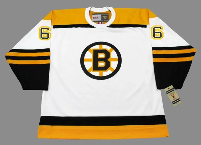 TED GREEN Boston Bruins 1966 CCM Vintage Throwback Away NHL Hockey Jersey