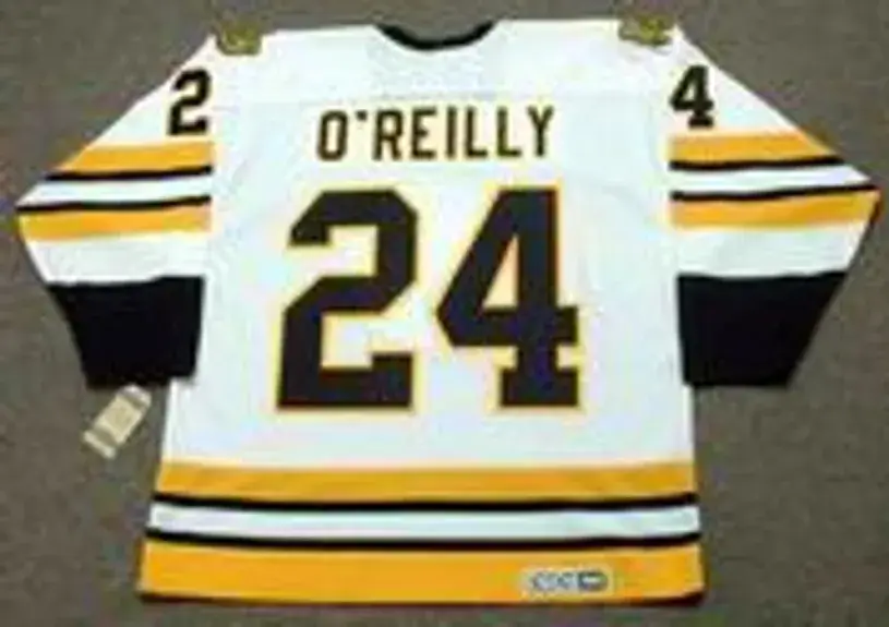 TERRY O’REILLY Boston Bruins 1984 CCM Vintage Throwback Home NHL Hockey Jersey 