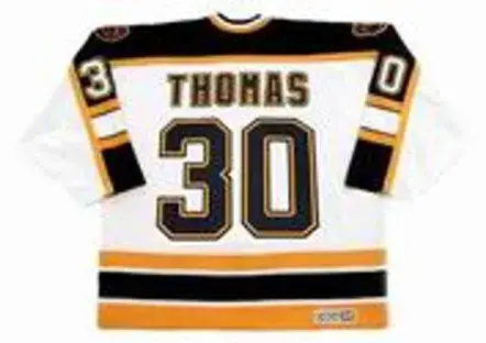 TIM THOMAS Boston Bruins 2006 CCM Vintage Away NHL Hockey Jersey 