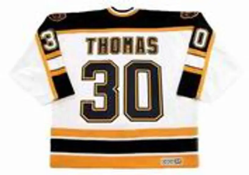 TIM THOMAS Boston Bruins 2006 CCM Vintage Away NHL Hockey Jersey 