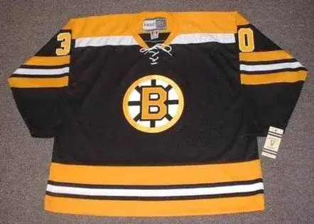 TIM THOMAS Boston Bruins 2006 CCM Vintage Throwback Home NHL Hockey Jersey