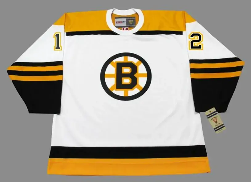 WAYNE CASHMAN Boston Bruins 1960’s CCM Vintage Throwback Away NHL Hockey Jersey