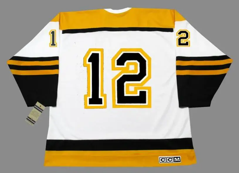 WAYNE CASHMAN Boston Bruins 1960’s CCM Vintage Throwback Away NHL Hockey Jersey 