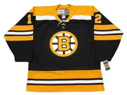 WAYNE CASHMAN Boston Bruins 1970 CCM Vintage Throwback Away NHL Hockey Jersey