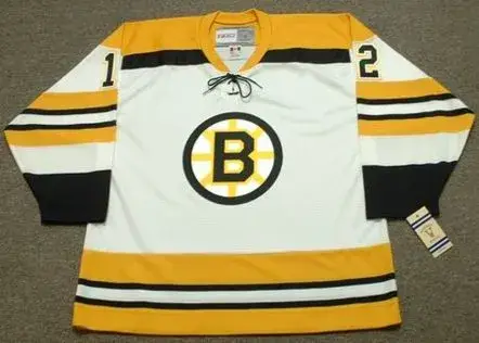 WAYNE CASHMAN Boston Bruins 1972 CCM Vintage Throwback Home NHL Hockey Jersey