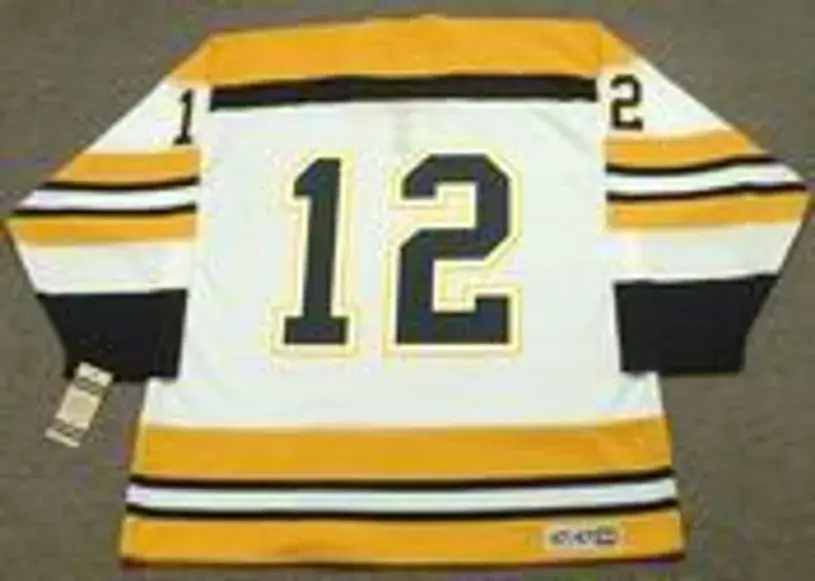 WAYNE CASHMAN Boston Bruins 1972 CCM Vintage Throwback Home NHL Hockey Jersey 