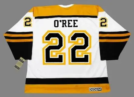 WILLIE O’REE Boston Bruins 1960’s CCM Vintage Throwback Away NHL Hockey Jersey 