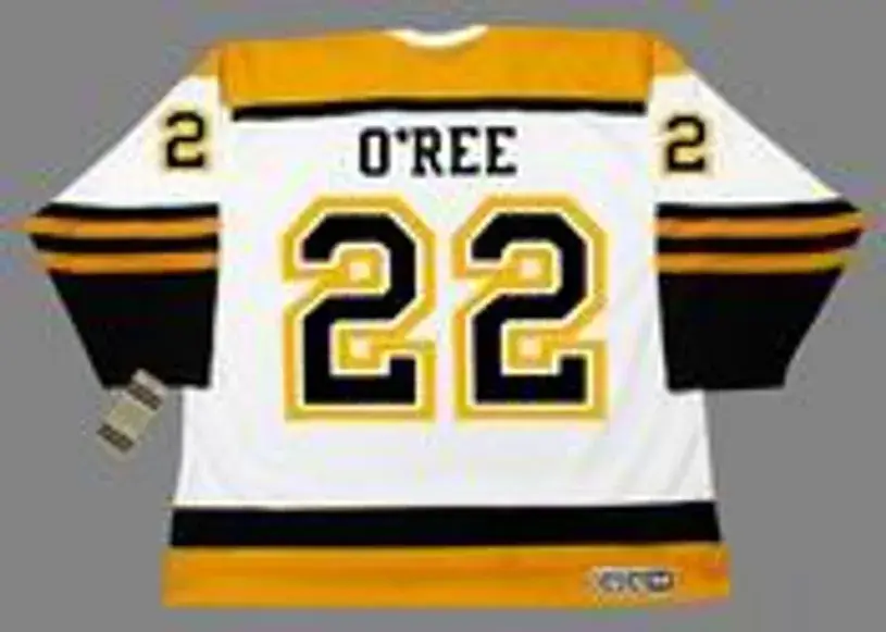 WILLIE O’REE Boston Bruins 1960’s CCM Vintage Throwback Away NHL Hockey Jersey 