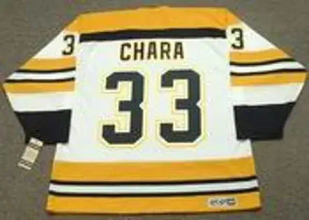 ZDENO CHARA Boston Bruins 1970’s CCM Vintage Throwback NHL Hockey Jersey 