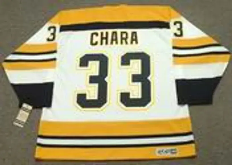 ZDENO CHARA Boston Bruins 1970’s CCM Vintage Throwback NHL Hockey Jersey 
