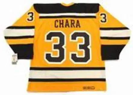 ZDENO CHARA Boston Bruins 2010 CCM Vintage “Winter Classic” NHL Hockey Jersey 