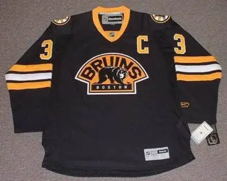 ZDENO CHARA Boston Bruins 2011 REEBOK Alternate Throwback NHL Hockey Jersey