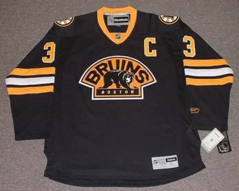 ZDENO CHARA Boston Bruins 2011 REEBOK Alternate Throwback NHL Hockey Jersey