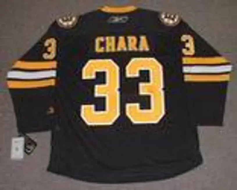 ZDENO CHARA Boston Bruins 2011 REEBOK Alternate Throwback NHL Hockey Jersey 