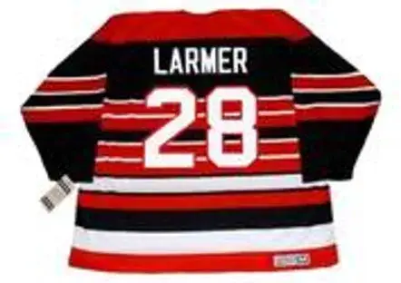 STEVE LARMER Chicago Blackhawks 1992 CCM Vintage Throwback NHL Hockey Jersey 