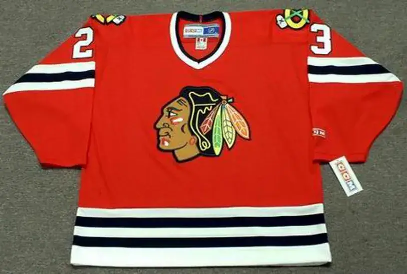 STU GRIMSON Chicago Blackhawks 1991 CCM Throwback NHL Hockey Jersey