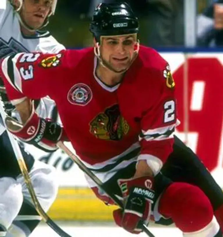 STU GRIMSON Chicago Blackhawks 1991 CCM Throwback NHL Hockey Jersey 