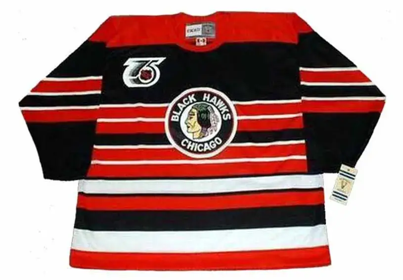 STU GRIMSON Chicago Blackhawks 1992 CCM Vintage Throwback NHL Hockey Jersey