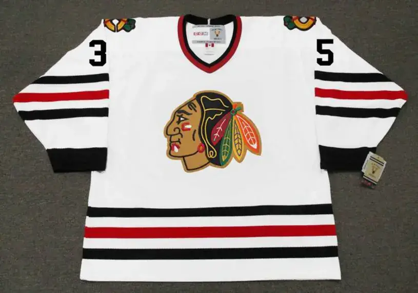 TONY ESPOSITO Chicago Blackhawks 1970 CCM Vintage Throwback NHL Hockey Jersey